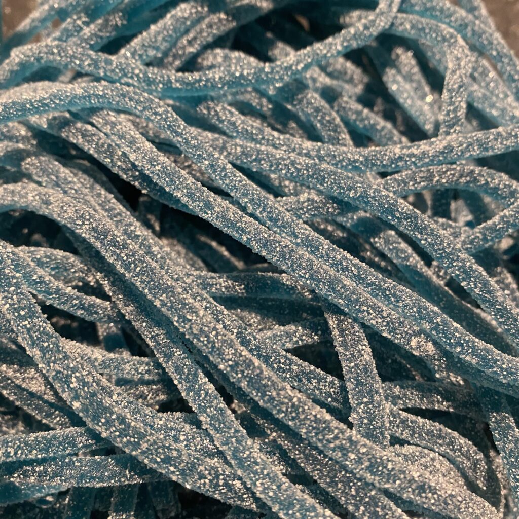 Haribo Blå Spaghetti 1,5 kg